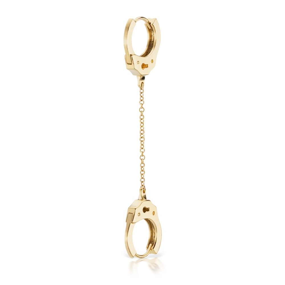 Maria Tash Handcuff Hoop Earring with Medium Chain